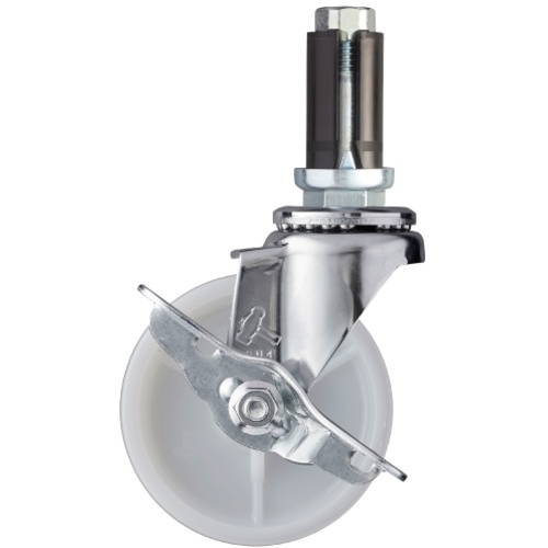 ค้อนสอดท่อแบบหมุนล้อไนลอน 85 มม. สำหรับ φ21-23 พร้อมตัวหยุด