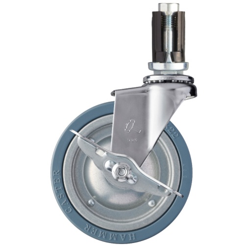 ค้อนสอดท่อแบบหมุนล้อยาง (ล้อเหล็ก) 125 มม. สำหรับ φ24-26 พร้อม SP