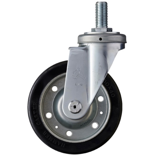 ล้อยางหมุนแบบขันสกรูค้อน (แบบกว้าง) 150 มม.