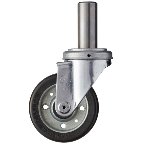 ล้อยางหมุนแบบใส่ค้อน (ชนิดกว้าง ตลับลูกปืน) 100 มม.