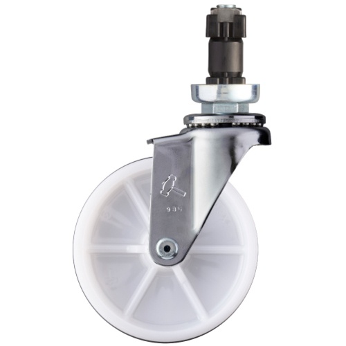 ค้อนสอดท่อแบบล้อไนลอนหมุนได้ 100 มม. สำหรับ φ32