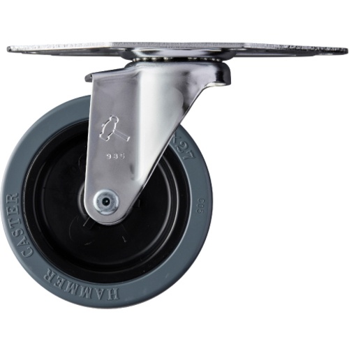 ล้อยางหมุนมุม Hammer E Series (ล้อไนลอน) 100 มม.