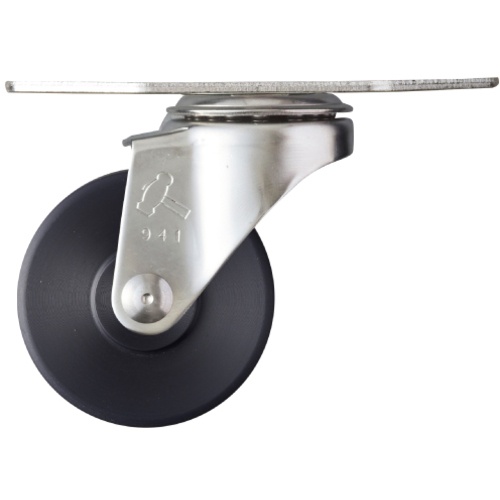 Hammer E ล้อไนลอน MC มุมสแตนเลสทั้งหมด 50 มม.