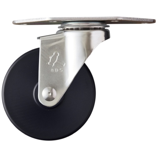 Hammer E ล้อไนลอน MC มุมสแตนเลสทั้งหมด 65 มม.