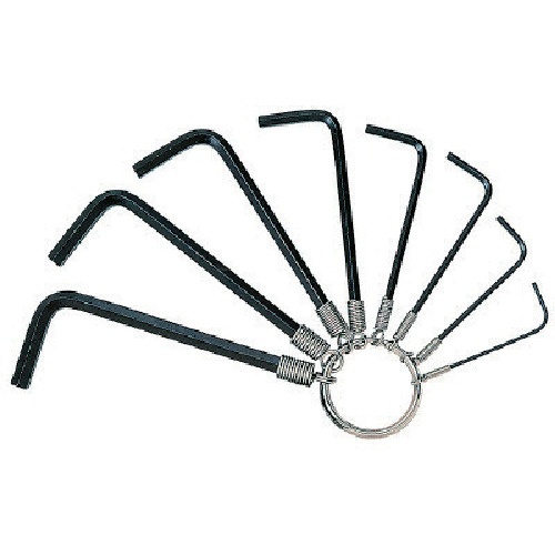 ชุดประแจหกเหลี่ยมแบบแหวน ขนาดนิ้ว ชุด 8 ชิ้น