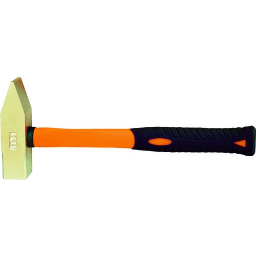 ค้อนกันระเบิด เครื่องไม่ประกายไฟ ด้ามไฟเบอร์ หัวยาว 65มม. เส้นผ่านศูนย์กลางหัว 16มม.