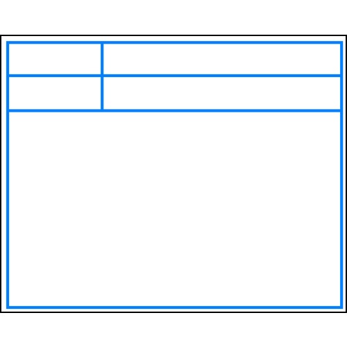 แผ่นสำหรับ Viewboard สีขาว D-2W (เฉพาะกรอบ)