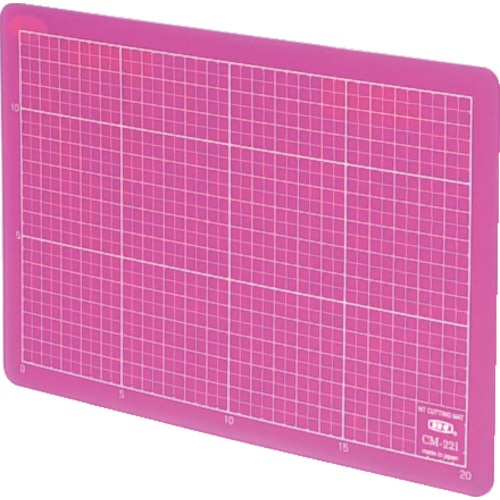 แผ่นรองตัดขนาด A5 สีแดง