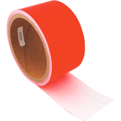 เทปเรืองแสง 50มม.x3ม. สีแดง