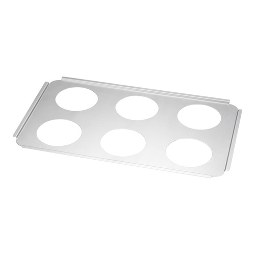 จาน 6 หลุมสำหรับขนมปังพ่อแม่และลูก