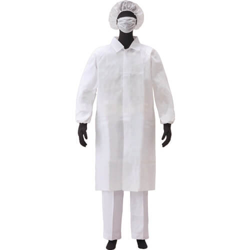 White Robe,Cap and Mask Set