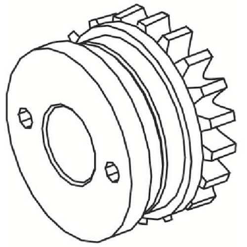 Driving Pulley Assembly/1.2Mm For 374 1อัน
