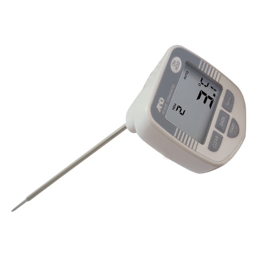 เทอร์โมมิเตอร์แบบแกนกันน้ำพร้อมฟังก์ชันหน่วยความจำ