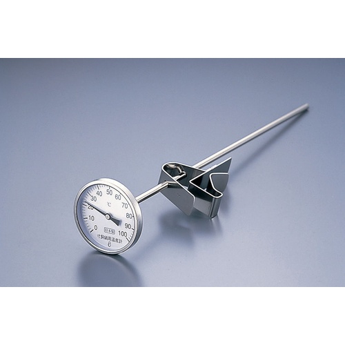 เทอร์โมมิเตอร์สำหรับหม้อพร้อมที่จับสไลด์