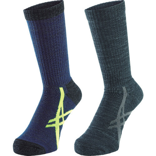 ถุงเท้า 11 Navy x Black แบรนด์ ASICS