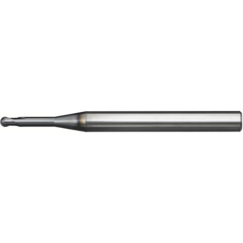 2 Flutes UTCOAT Long Neck Ball End Mills