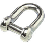 Stainless Steel D-shackle CS sunk Ditch w/hollow screw 1อัน