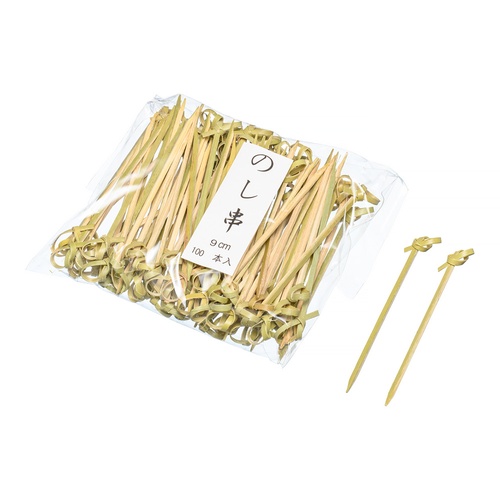 ไม้เสียบไม้ไผ่ (100 ชิ้น) 90mm