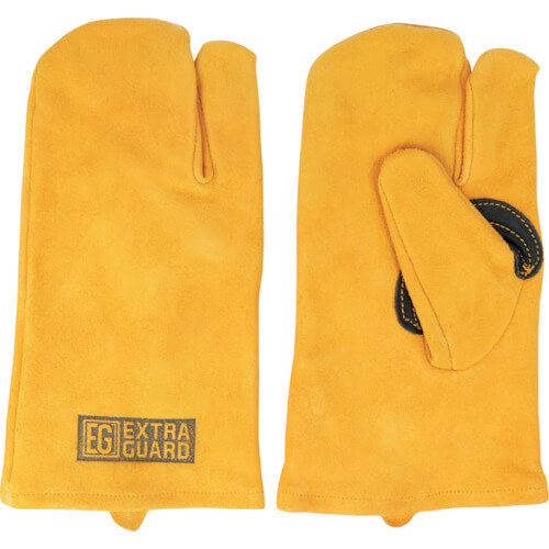 Cow Split Leather Gloves 1ชุด