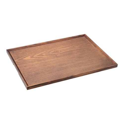 ถาดอเนกประสงค์ไม้กันลื่น สีน้ำตาล