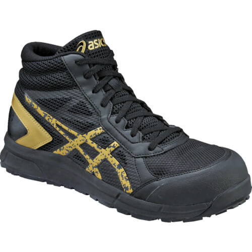 WINJOB CP104 Black x  Gold แบรนด์ ASICS