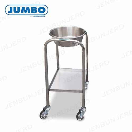 รถเข็นอ่างสแตนเลส แบรนด์ JUMBO