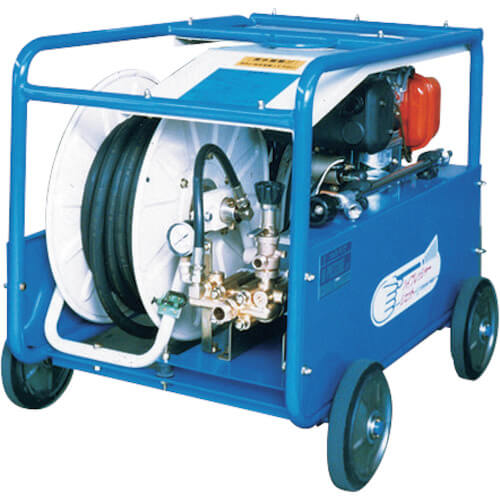 เครื่องฉีดน้ำแรงดันสูงชนิดเครื่องยนต์ (แบบสายพาน) 43.9 ลิตร/นาที 7.8 MPa