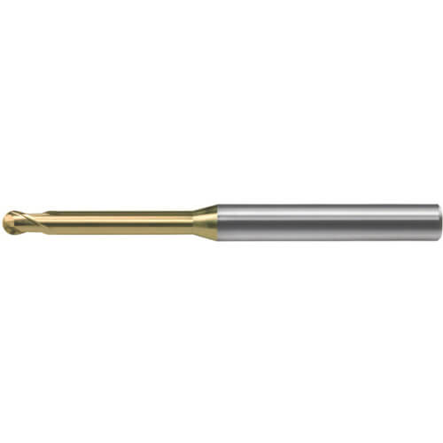 Hard Max Coating 2 Flutes Long Neck Ball End Mills