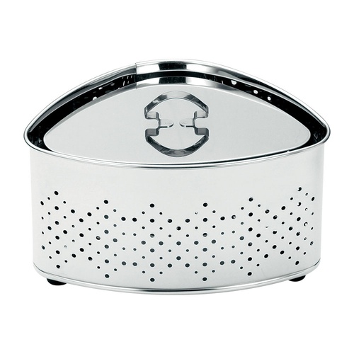 มุมสามเหลี่ยมสแตนเลสต้านเชื้อแบคทีเรียพร้อมฝาปิดแบบบีบอัด