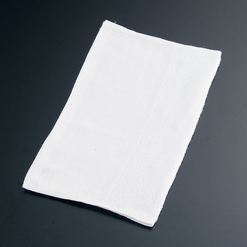 ผ้าขนหนูเชิงพาณิชย์ผ้าเรียบ #160 สีขาว