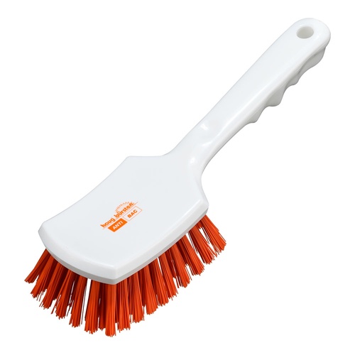 แปรงด้ามสั้นป้องกันแบคทีเรียด้านหลัง