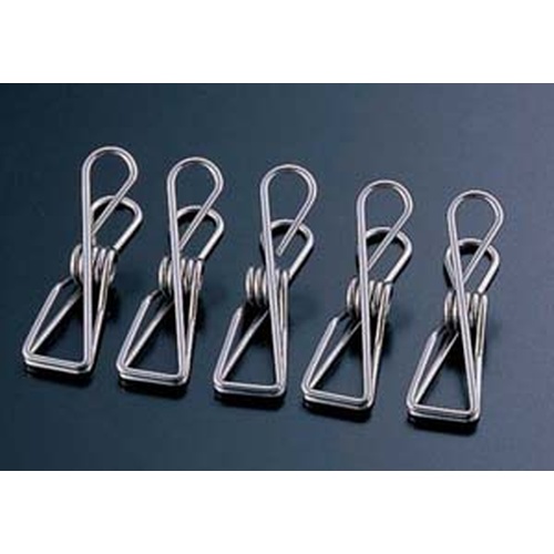 คลิปหนีบสแตนเลส 18-0 (รวม 5 ชิ้น)