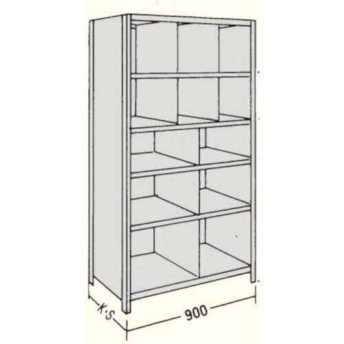 Shelving c/w Shelf Dividers 1อัน