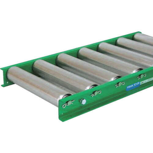 ลูกกลิ้งลำเลียงเหล็ก เส้นโค้ง φ76.3-W250XP150X90°