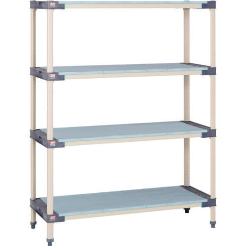 Metro Max 4 Solid Shelf & Epoxy Coated Steel Post 1520x620x1581 5Shelves 1อัน