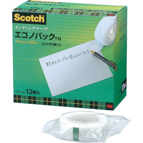 Scotch [RU] Mending Tape Spool Diameter 25mm (tape only) Large Capacity Pack