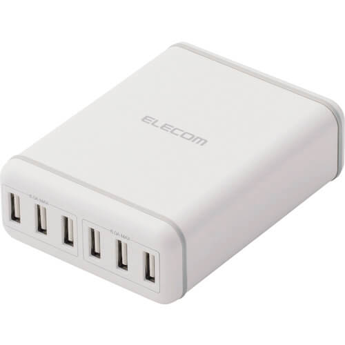 เครื่องชาร์จ AC 6 พอร์ต