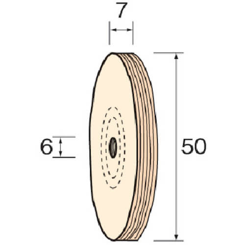 Polishing Wheel ชุดละ 2อัน