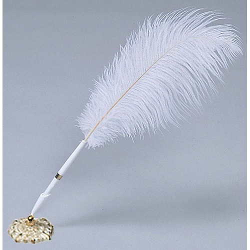 ปากกาขนนก (พร้อมฐาน)