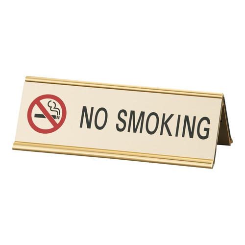 EIM อะลูมิเนียม A ชนิดสองด้าน ห้ามสูบบุหรี่