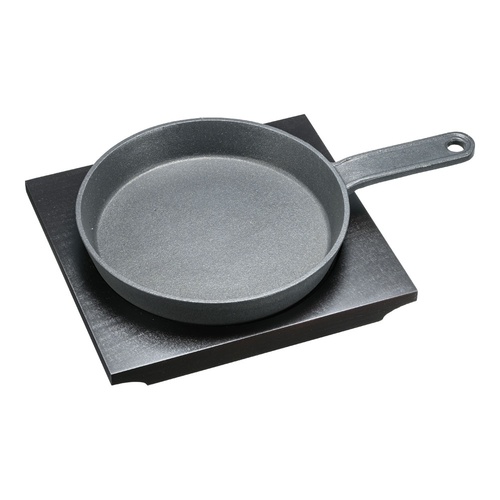 SA จานสเต็กอะลูมิเนียมมีด้ามจับ