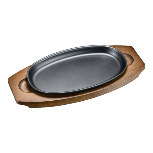 SA Fe จานสเต็กทรงรี