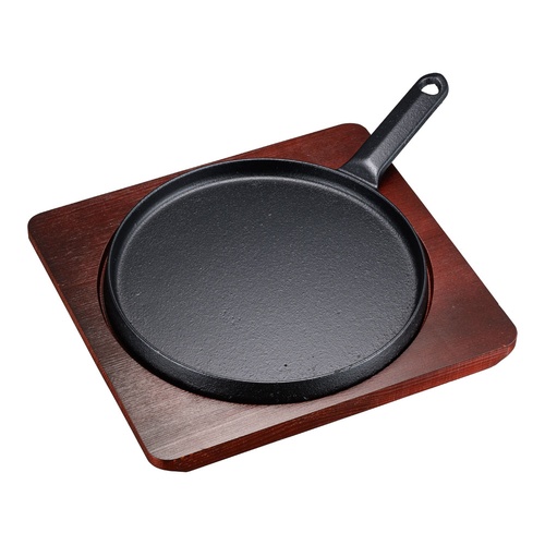 Tokiwa Steak Plate 324 แบบตื้นมีด้ามจับ