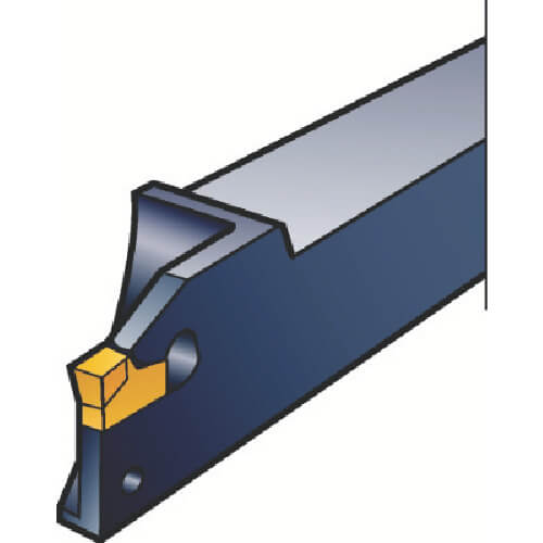 T-Max Q-cut Shank bit สำหรับการกลึงตัดและการเซาะร่อง