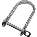 Stainless Steel Half-Round D-ShackleBig type 1อัน
