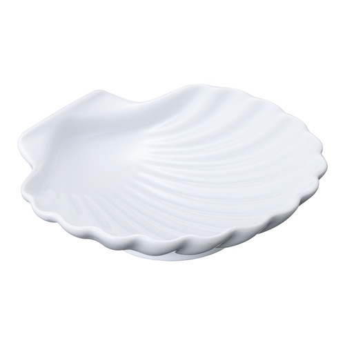Schoenwald เปลือกหอยสแกลลอป สีขาว