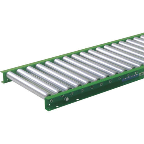 ลูกกลิ้งลำเลียงเหล็กกล้า เส้นโค้ง φ31.8-W600XP100X90°