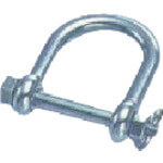 Stainless Steel Wide Screw Pin D-ShackleCotter Pin type 1อัน
