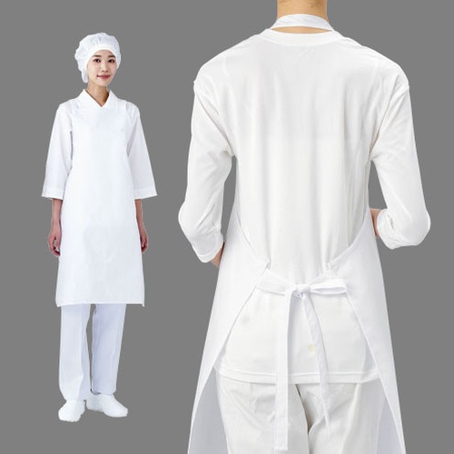 ผ้ากันเปื้อนแห้งด้านในรอบคอ