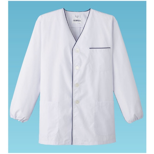 ดีไซน์เสื้อคลุม/แขนยาวสีขาว สำหรับผู้ชาย FA-375